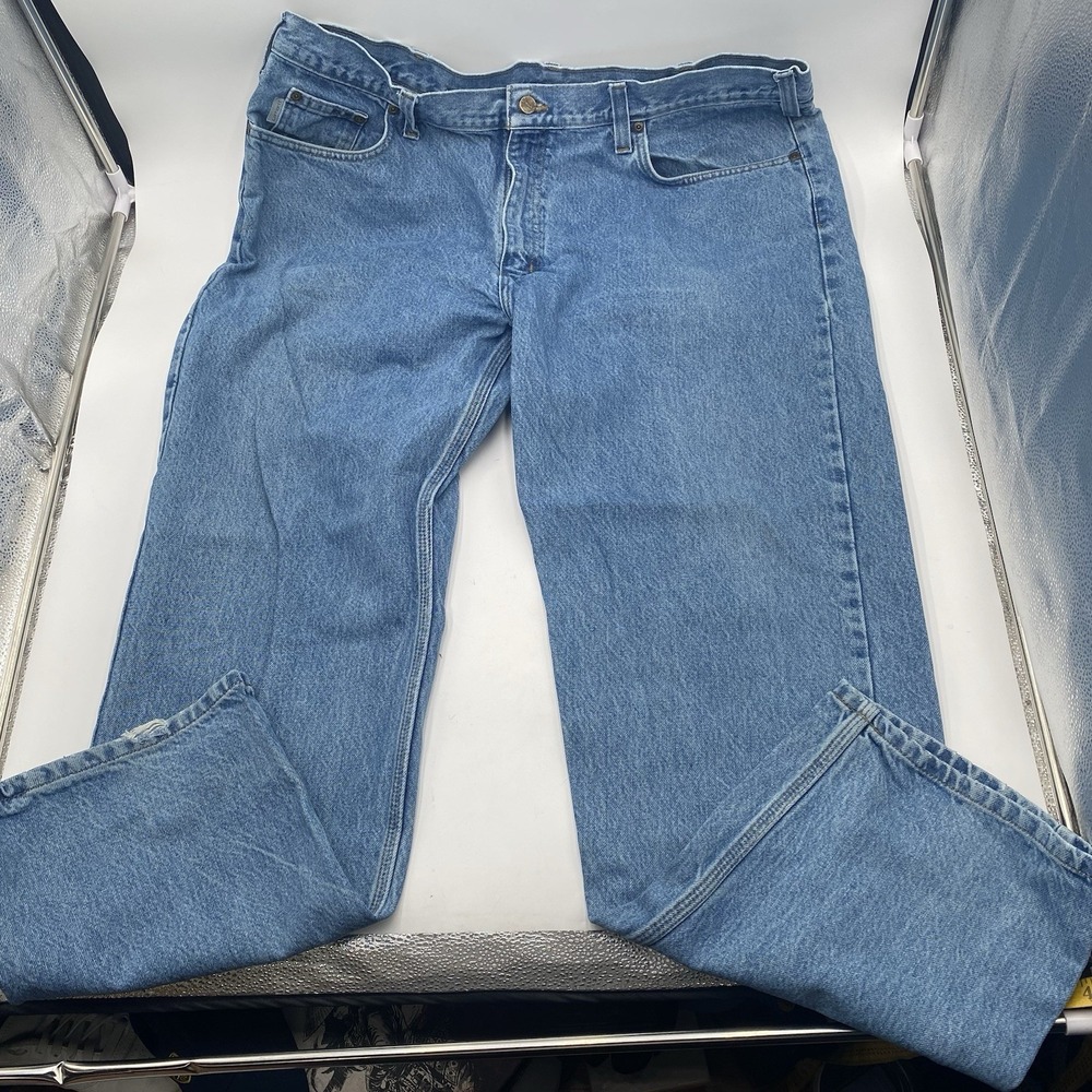 Carhartt Jeans Men's 42x32 Relaxed Fit Straight Leg Blue B460 LVB Y2K Vintage
